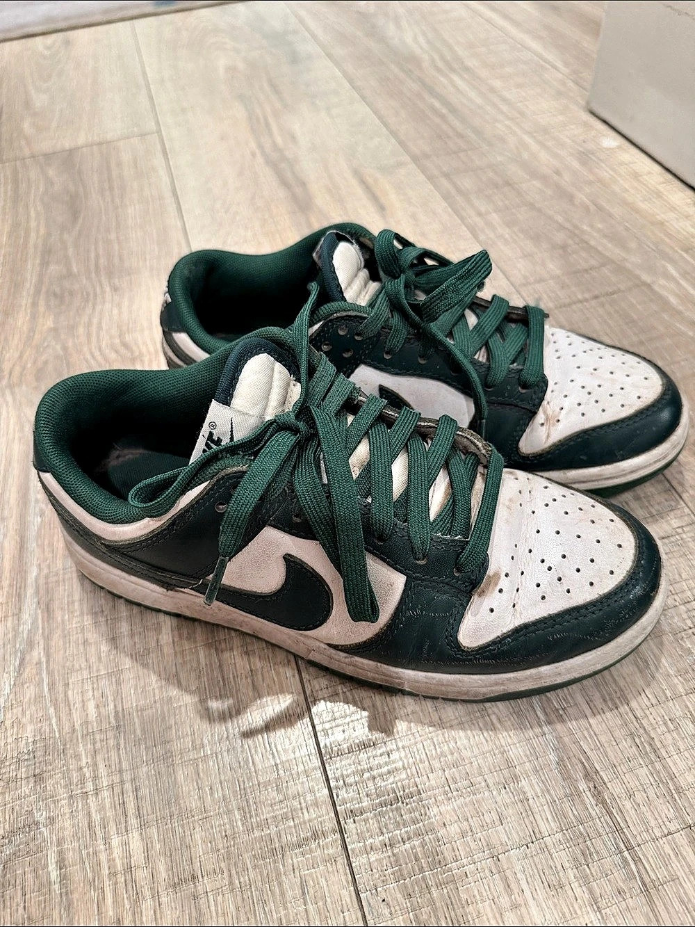 Nike Dunk Low Retro Team Green Michigan State Sneakers